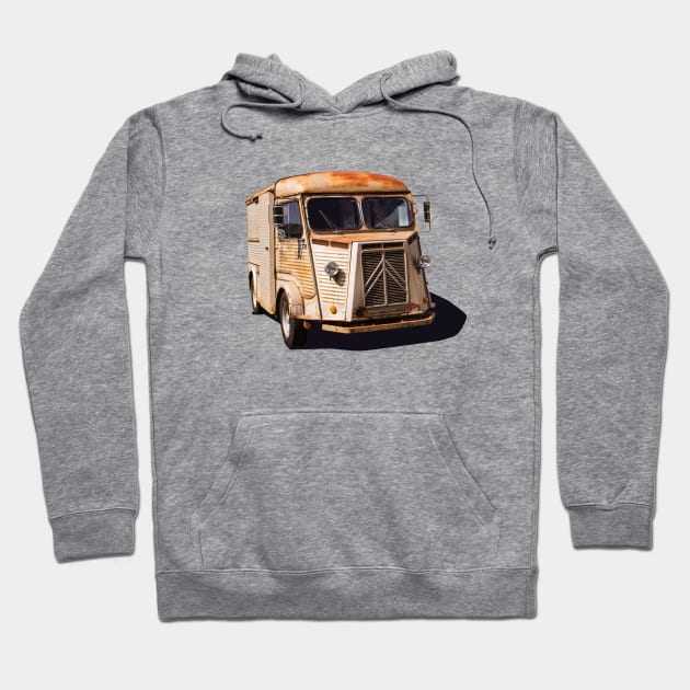 rusty citroen h van Hoodie by candcretro